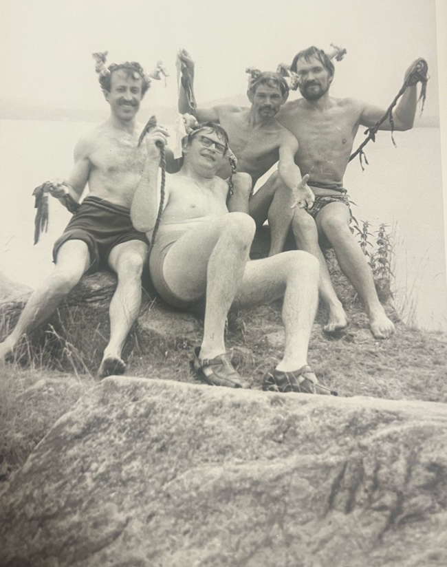 Шестидесятые, молодость, Борис Фельдман слева