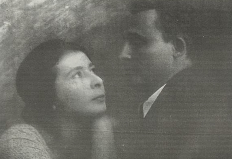 Эльшева Бокштейн и Хаим Гиндин (в молодсти)